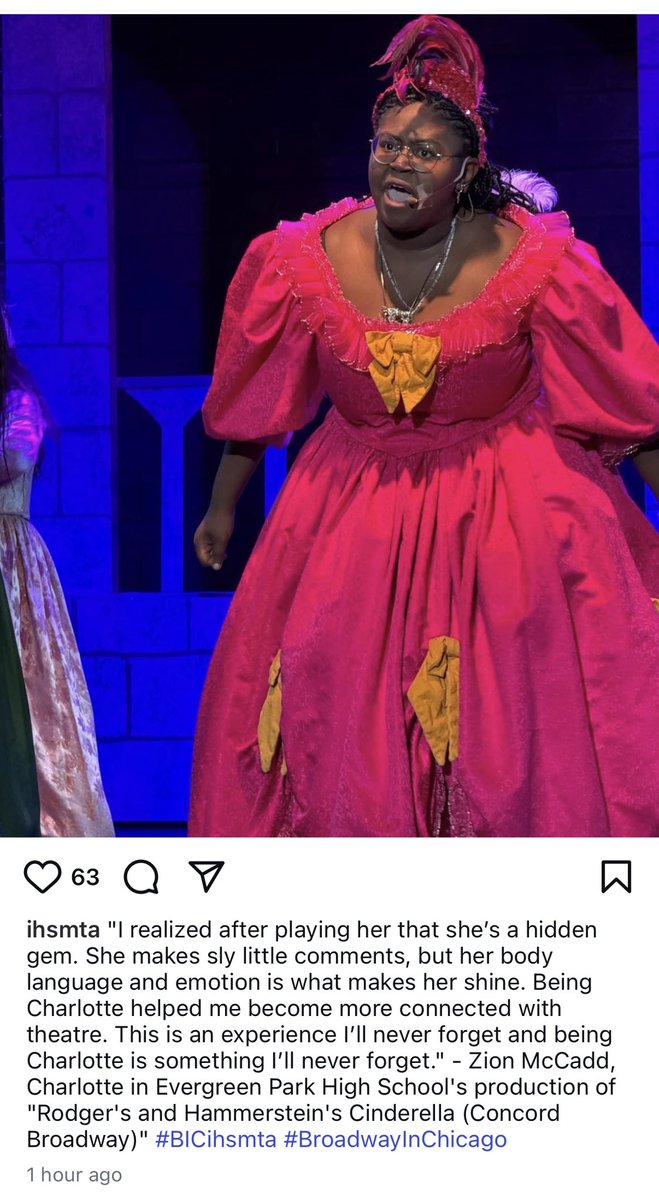 Thanks to IHSMTA for highlighting some of our amazing performers from “Cinderella”! <a href="/Epchs231/">EPCHS</a>