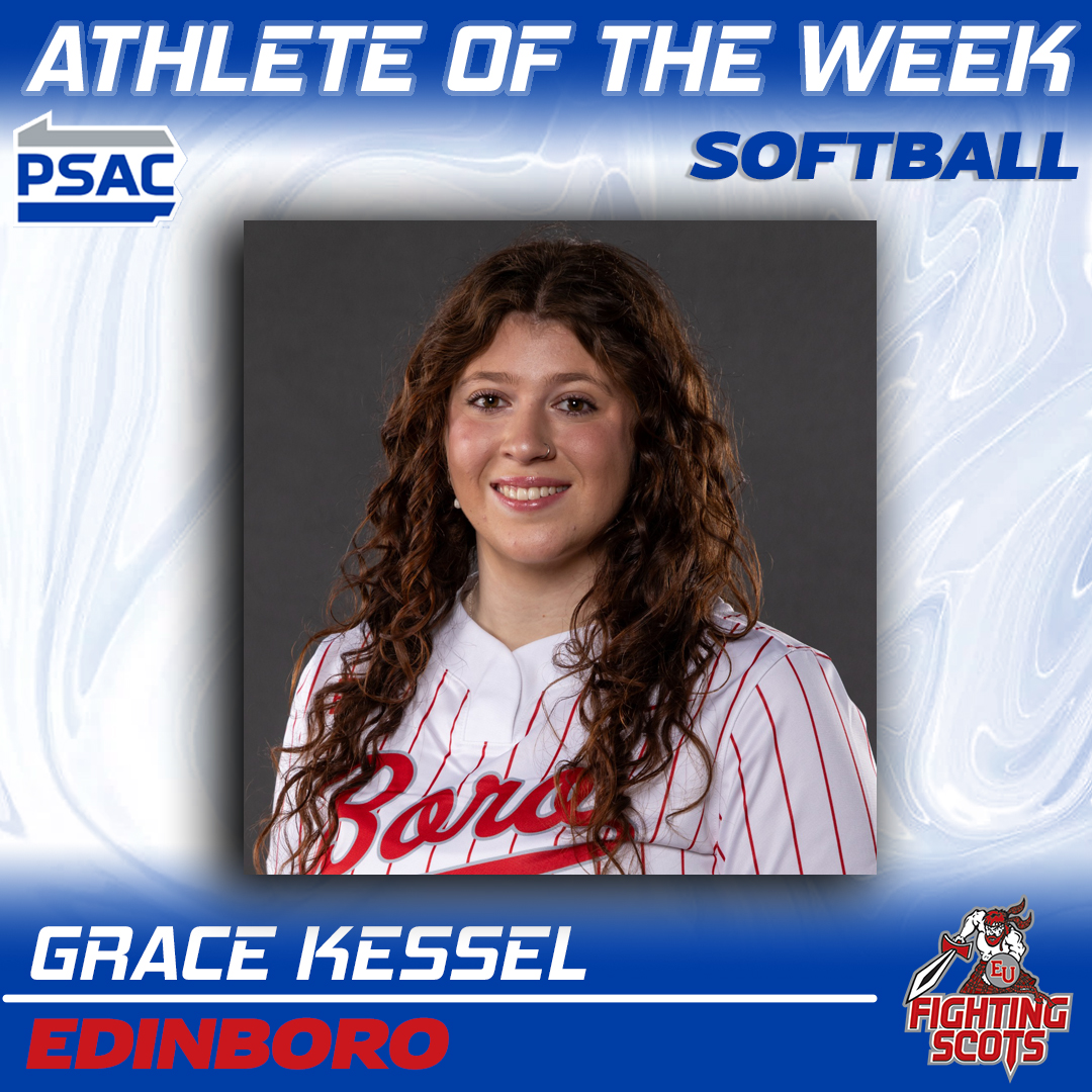PSAC Sports (@psacsports) on Twitter photo SOFTBALL: Your #PSACSB Athletes of the Week!
EAST
Athlete: Morgan Slomkowski, <a href="/KUGoldenBears/">Kutztown University Athletics</a>
Pitcher: Madelayne Ruffner, <a href="/SURamsOfficial/">Shepherd University Athletics</a>
WEST
Athlete: Shaylyn Shall, <a href="/Rock_Athletics/">Rock Athletics</a>
Pitcher: Grace Kessel, <a href="/BoroAthletics/">Edinboro Athletics</a>
Full story: 🔗tinyurl.com/24xdkb69
#PSACProud SOFTBALL: Your #PSACSB Athletes of the Week!
EAST
Athlete: Morgan Slomkowski, <a href="/KUGoldenBears/">Kutztown University Athletics</a>
Pitcher: Madelayne Ruffner, <a href="/SURamsOfficial/">Shepherd University Athletics</a>
WEST
Athlete: Shaylyn Shall, <a href="/Rock_Athletics/">Rock Athletics</a>
Pitcher: Grace Kessel, <a href="/BoroAthletics/">Edinboro Athletics</a>
Full story: 🔗tinyurl.com/24xdkb69
#PSACProud