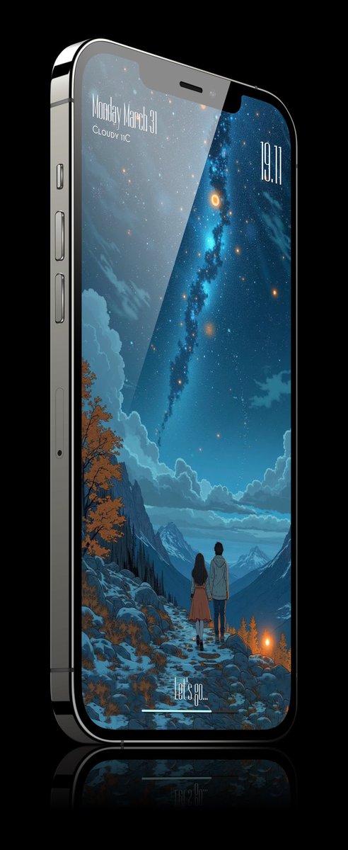 EliseMihael's tweet image. Let’s go there… once again…🥺🌌
Icons: SethStefan
Mock-up: @screenshot_pro 
Wallpapers and widgets: me
#jailbreak #iOS16 #Dopamine #AIart