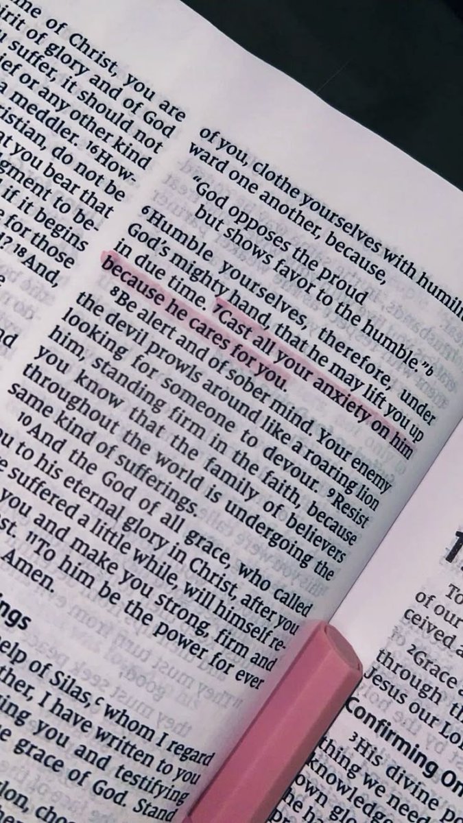 The__Bible7's tweet image. 1 Peter 5:7