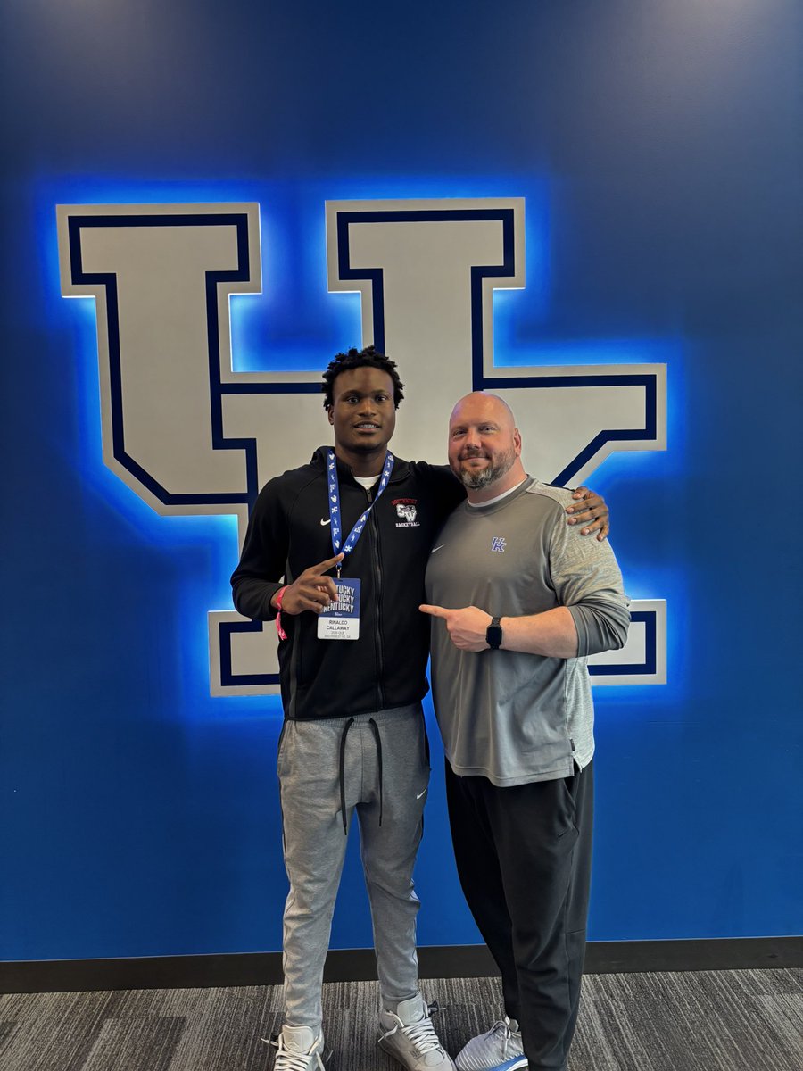 Rinaldo Callaway III (@mrd1nardo) on Twitter photo Special thanks to <a href="/UKFootball/">Kentucky Football</a> for the spring practice invite , I had a great time #GOWILDCATS 🔵⚪️
<a href="/OLBeastCoach03/">Nate Fuqua</a> <a href="/Bigstew9/">Anwar Stewart</a> <a href="/coachscola/">Joe Scola</a> <a href="/SGilletteUK/">Stephen H. Gillette</a> <a href="/carson5hickman/">Carson Hickman</a> <a href="/Football_SWHS/">Southwest Football</a> <a href="/_SWHSAthletics/">Southwest Athletics</a> Special thanks to <a href="/UKFootball/">Kentucky Football</a> for the spring practice invite , I had a great time #GOWILDCATS 🔵⚪️
<a href="/OLBeastCoach03/">Nate Fuqua</a> <a href="/Bigstew9/">Anwar Stewart</a> <a href="/coachscola/">Joe Scola</a> <a href="/SGilletteUK/">Stephen H. Gillette</a> <a href="/carson5hickman/">Carson Hickman</a> <a href="/Football_SWHS/">Southwest Football</a> <a href="/_SWHSAthletics/">Southwest Athletics</a>