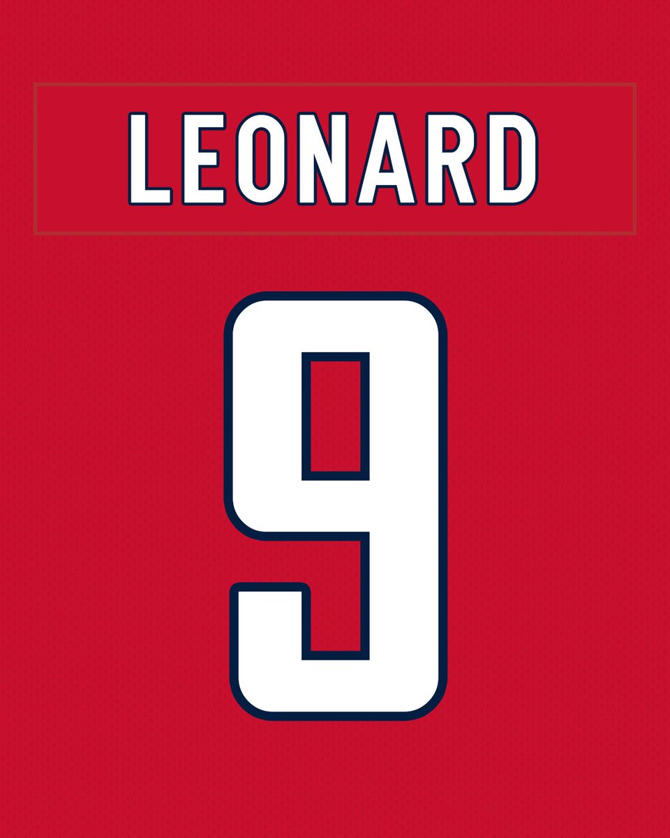 Capitals's tweet image. Ryan Leonard will wear 9️⃣ with the Washington Capitals

#ALLCAPS