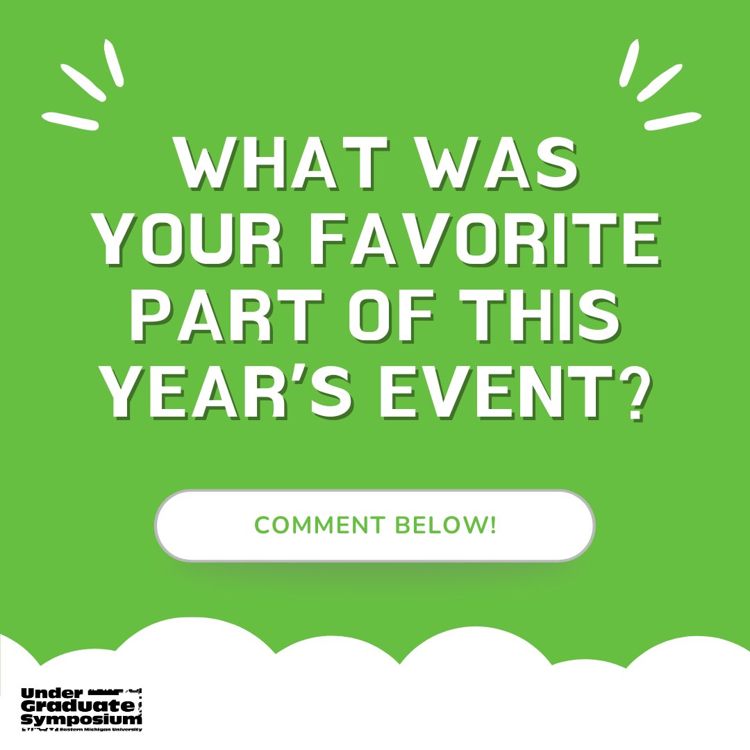 Thank you all for a wonderful 45th Annual Undergraduate Symposium! Congratulations to all of our presenters and a big shoutout to all the faculty, staff, and guests who came out to support! What was your favorite part of this year’s event? Let us know in the comments!