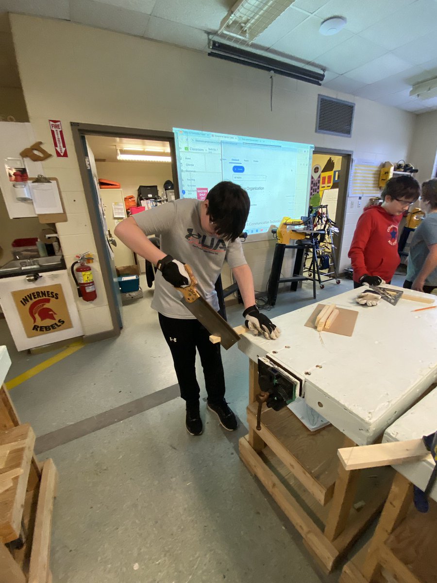 InvernessECA's tweet image. Grade 7 Tech Ed students are applying their math skills today as they design and build personal challenge boards. Remember—measure twice, cut once!
#SRCEMarchIsMathMonth