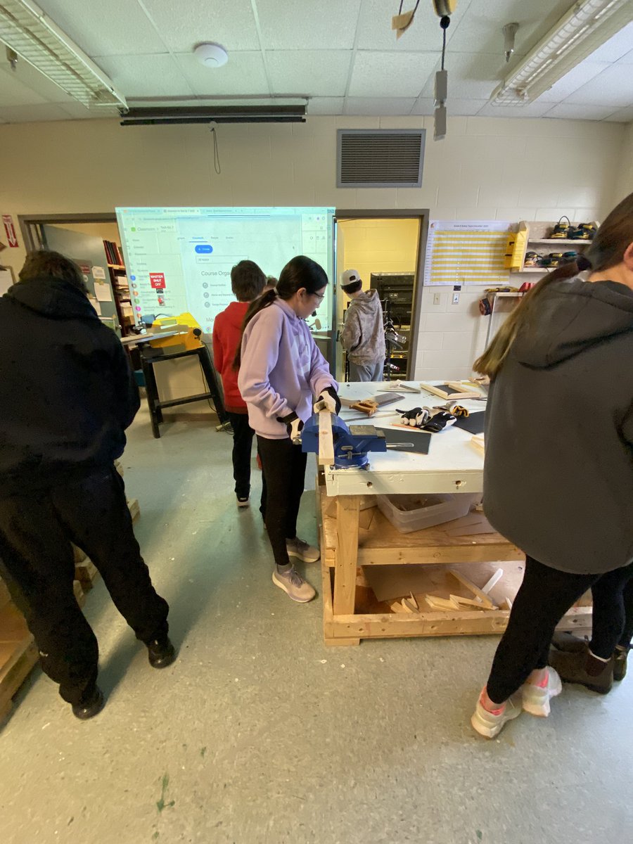 InvernessECA's tweet image. Grade 7 Tech Ed students are applying their math skills today as they design and build personal challenge boards. Remember—measure twice, cut once!
#SRCEMarchIsMathMonth