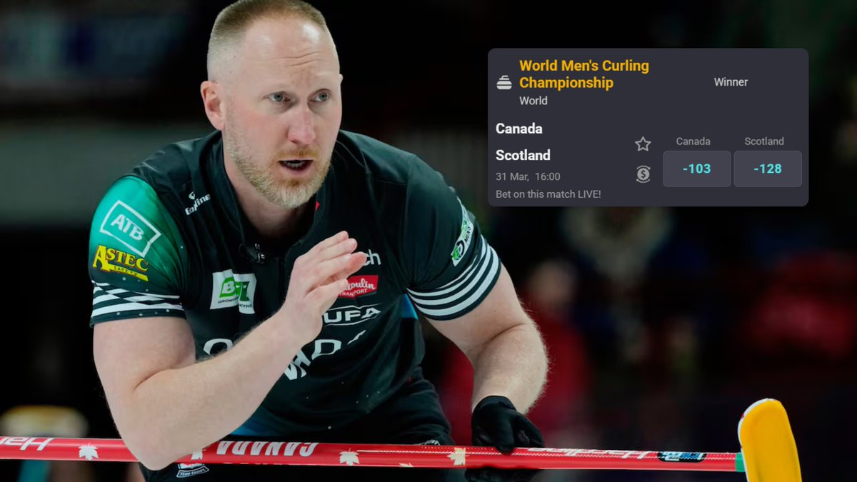 We've got the Battle of the Unbeatens coming up in the World Men's Curling Championship this afternoon! 🥌

Canada (3-0) takes on Scotland (3-0) at 4pm ET and Coolbet will have LIVE BETTING for the match!

🇨🇦 Canada -103
🏴󠁧󠁢󠁳󠁣󠁴󠁿 Scotland -128
O/U 12.5

coolbet.com/ca/sports/curl…