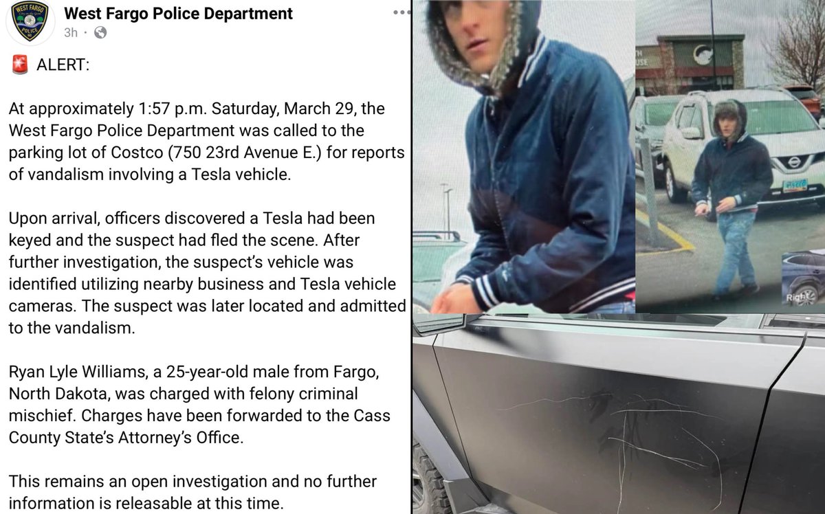 Thanks to Tesla Sentry Mode, and the internet, another one FAFO real quick.