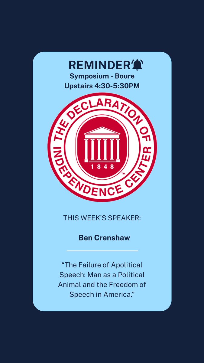 Join us on Thursday for our symposium in the upstairs of Boure at 4:30!