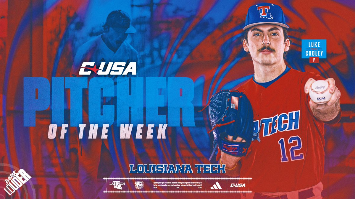 𝘾𝙤𝙤𝙡𝙚𝙮 𝙞𝙨 𝙝𝙚𝙖𝙩𝙞𝙣' 𝙪𝙥 🔥

<a href="/LukeCooley06/">Luke Cooley</a> is your <a href="/ConferenceUSA/">Conference USA</a> Pitcher of the Week‼️

📰 bit.ly/4cay2ey