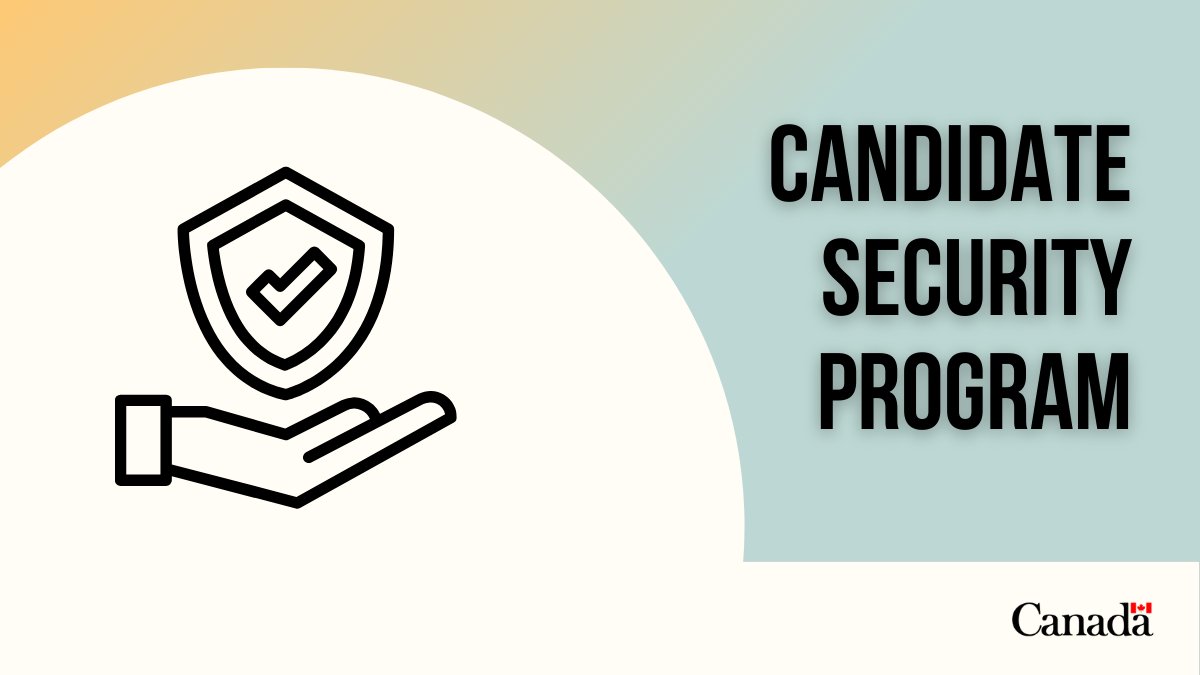 The #GC is committed to keeping candidates safe throughout the election process. Through the new candidate security program, election candidates may request added protection via private sector security services. Learn more about the program: canada.ca/en/democratic-…