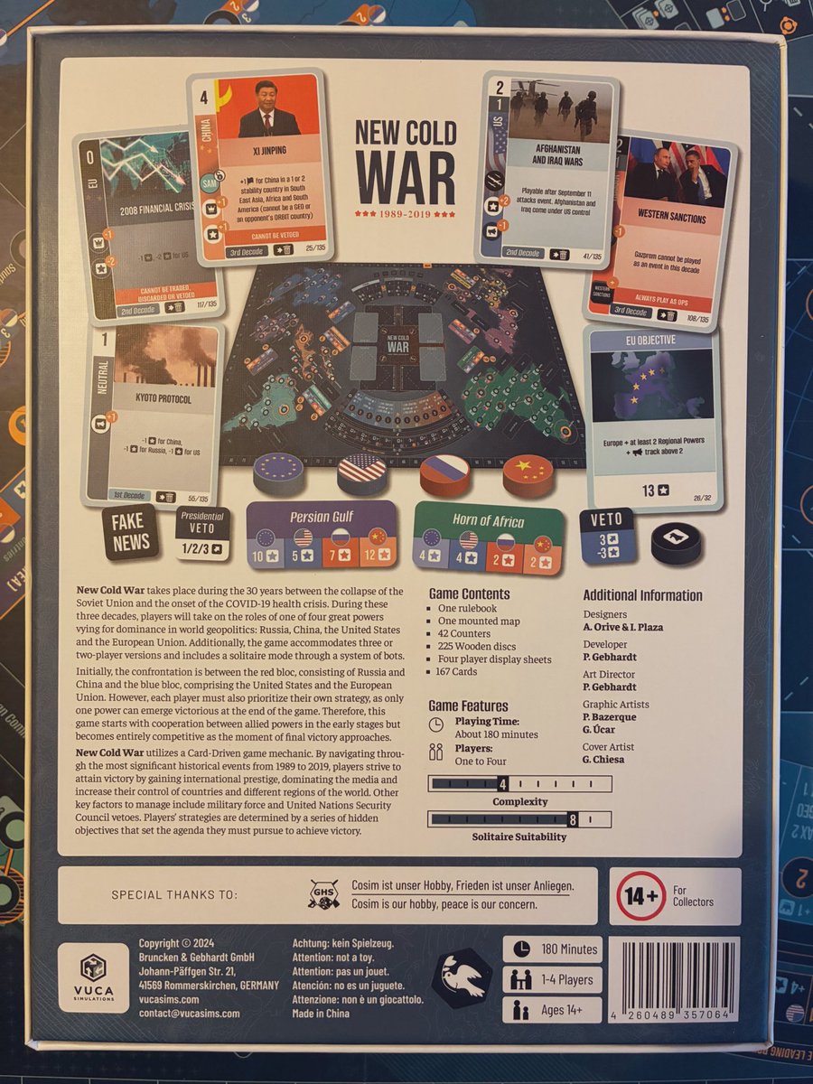 Niko Alokin (@nikoalokin) on Twitter photo Super Hyped!!! <a href="/VUCASimulations/">VUCA Simulations</a> makes just the coolest games you can get… New Cold War 1989-2019… Twilight Struggle on steroids i think somebody said… extra curious how it plays! Super Hyped!!! <a href="/VUCASimulations/">VUCA Simulations</a> makes just the coolest games you can get… New Cold War 1989-2019… Twilight Struggle on steroids i think somebody said… extra curious how it plays!
