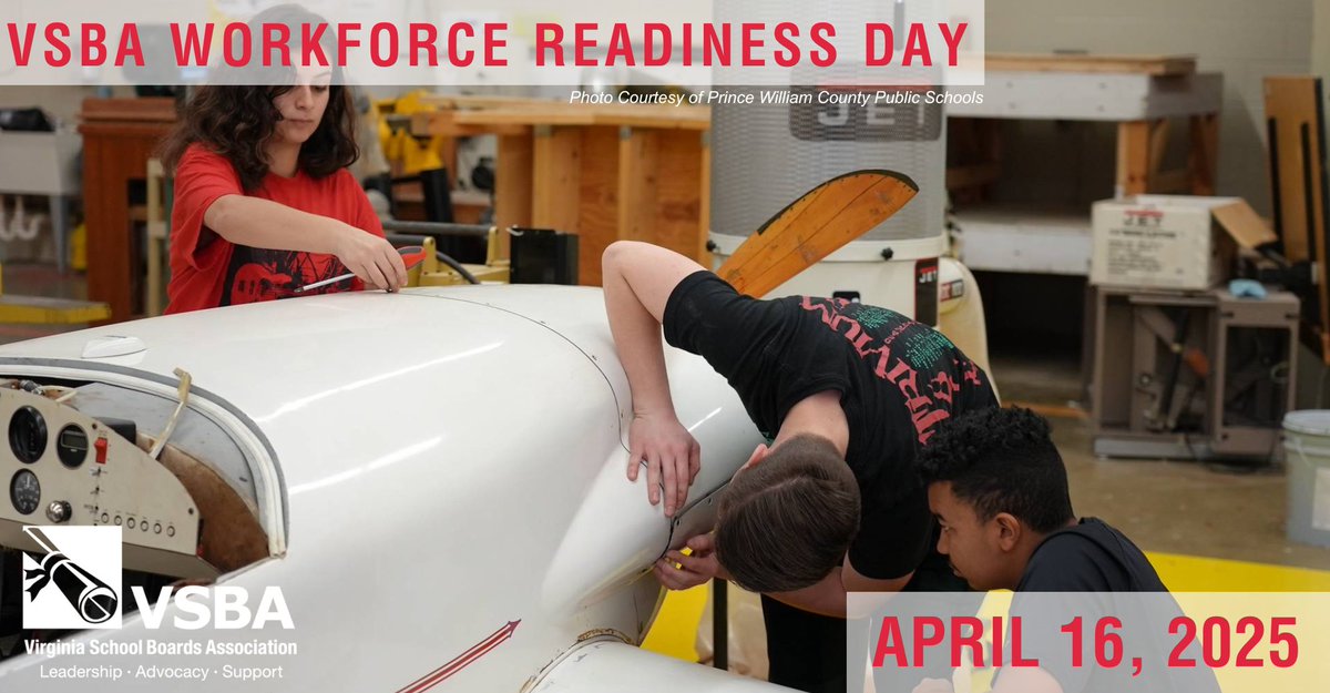 Today is Workforce Readiness day 💼! We look forward to learning more about the Workforce Readiness programs and initiatives happening across the Commonwealth. Make sure to tag us if your school division is doing anything special to celebrate Workforce Readiness Day