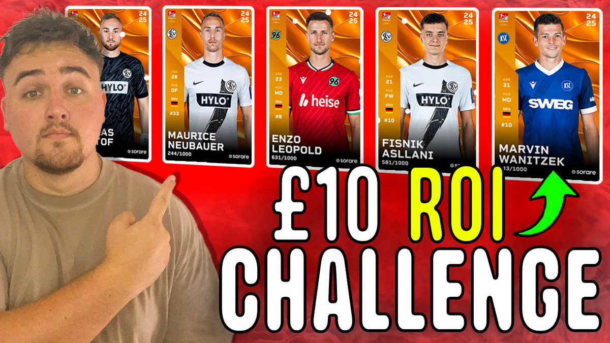 New video out!
£10 ROI Challenge! 🚀
Can we get 100% ROI in just 8 GW's?!
youtube.com/watch?v=Vpdq5Z…

Like's &amp; RT's appreciated 🥰
