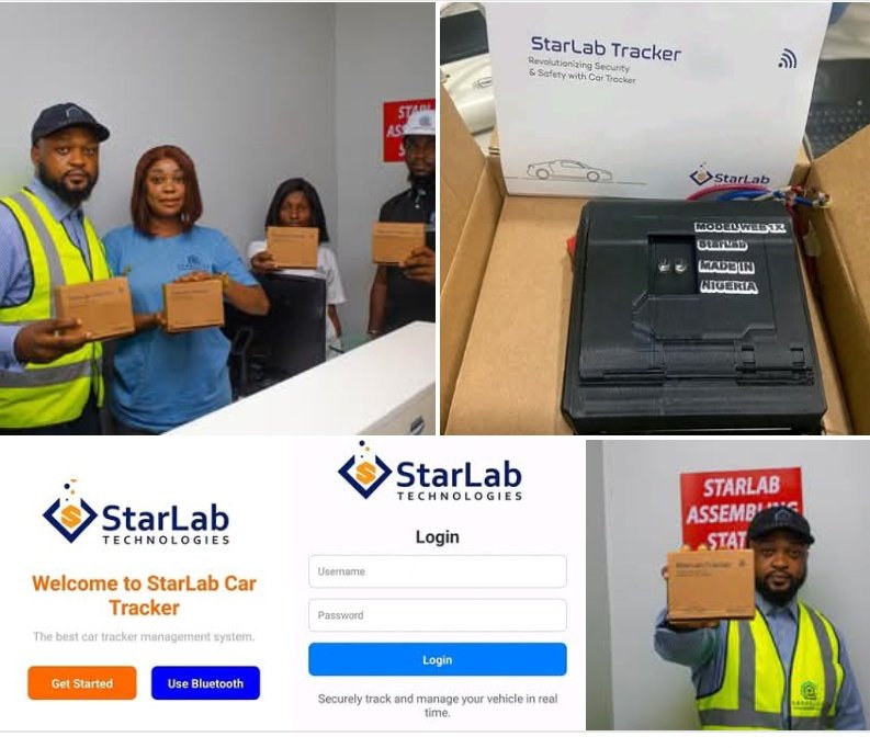 wesabbee's tweet photo. "Proudly Nigerian! 🇳🇬🇳🇬

Someone claimed Nigerians aren't brilliant? Think again! We've launched the Starlab Car Tracker, a game-changing innovation made right here in Nigeria!

This indigenous car tracking device meets international standards, with features like weekly commuting https://t.co/jdmDdRwh9C