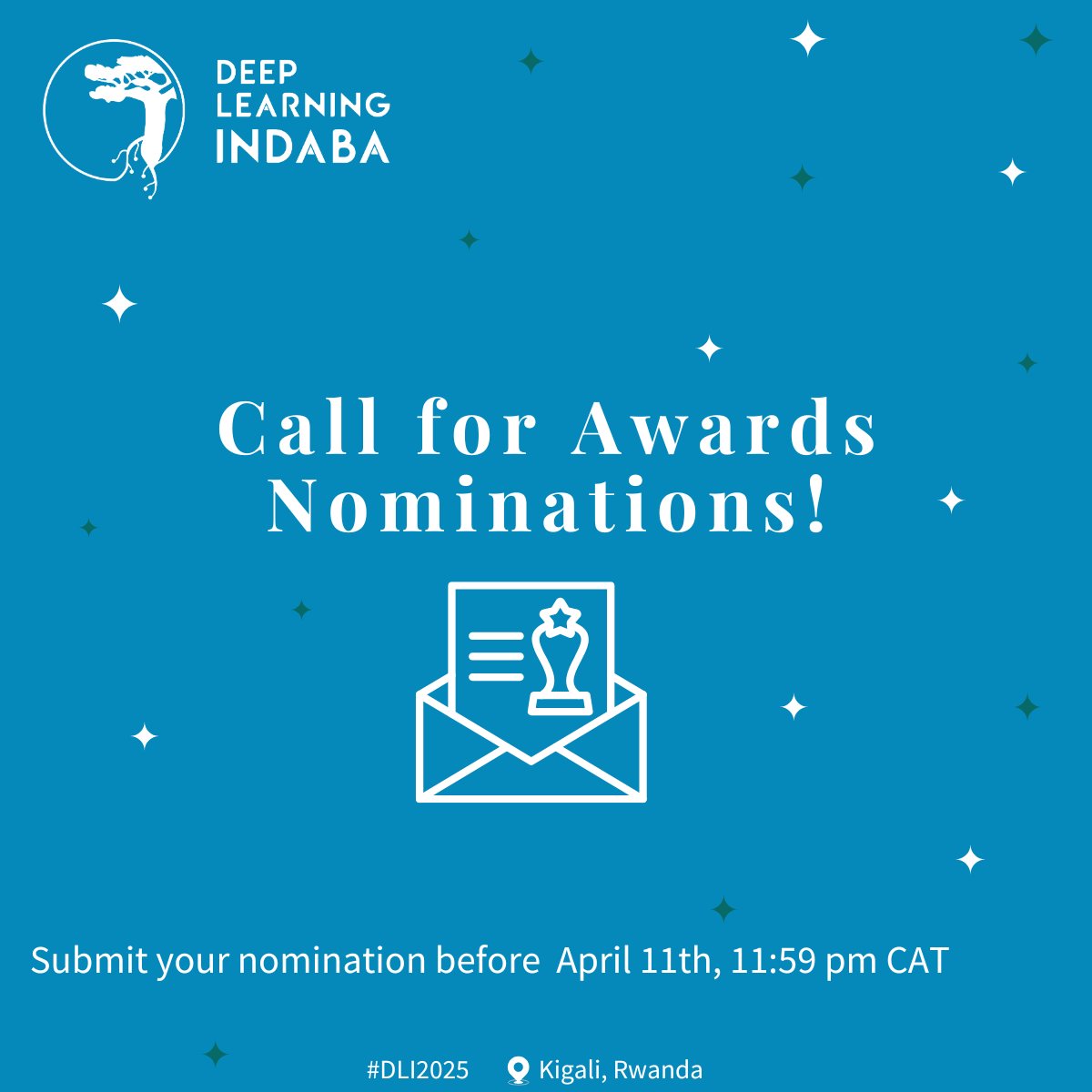 🪘Awards season is back ! 🪘

We are proud to open our 2025 awards nominations ⭐ ! The awards recognise each year excellence amongst Africans in all areas related to African flourishing, innovation and AI.🔥
Here are the categories for this year:
The Kambule Doctoral Award
The