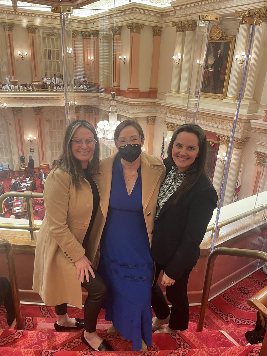 Laurenk817's tweet photo. Deeply grateful to @SenMcNerney for authoring #SCR29, declaring March as Colorectal Cancer Awareness Month, and for acknowledging me in the Senate gallery. W/just one chemo treatment left, I’m especially thankful for leaders like him—not just because he represents my hometown of #Stockton, but because he’s helping to raise awareness that saves lives. #ColorectalCancerAwareness #caleg ✅ ur :