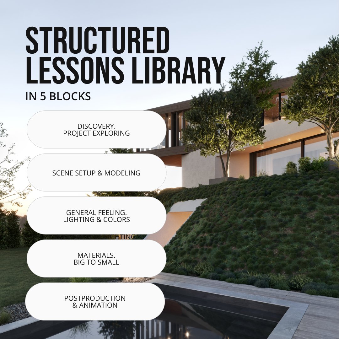 rendercamp2023's tweet photo. Only 2 weeks left until the start of the PROFESSIONAL VISUALIZATION 15 course!

Preparations for the training have already started, students are choosing their references, all that's missing is you, mate :)

Follow the link to apply: https://t.co/oh2A9I1hXe https://t.co/Z2FHs0isJA