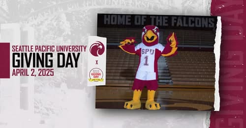 SPU's annual Giving Day is set for this Wednesday, April 2, and Falcons faithful can pledge their support to the 180 student-athletes who shine both in competition and in the classroom. Here are all the details.

READ | tinyurl.com/7fu6n3yt

#GoFalcons