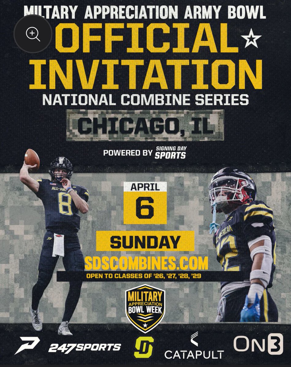 Thank you for the invite <a href="/USArmyBowl/">Military Appreciation Bowl Week</a> 
<a href="/LintonFootball/">LintonMinerFootball</a> 
<a href="/JJKilgore_SDS/">JJ Kilgore</a> 
<a href="/IndyWeOutHere/">IndyWeOutHere ‼️</a> 
<a href="/Indyrecruit_/">IndyRecruit</a> <a href="/PrepRedzoneIL/">Prep Redzone Illinois</a> <a href="/PrepRedzoneIN/">Prep Redzone Indiana</a> <a href="/IndianaPreps/">Indiana Preps</a>