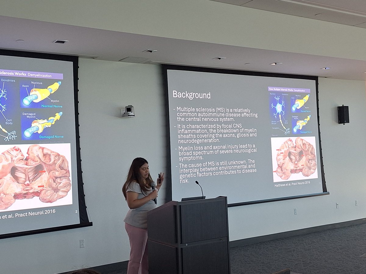DidonnaLab's tweet image. Really proud of Cindy Martines, undergrad student presenting the results of her project on ataxin-1 for the Research and Creative Achievement Week! @ECUBrodySOM
