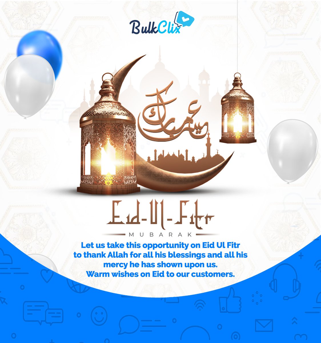 Happy Eid to all our Muslim brothers and Sister from the BulkClix family. #bulkclix #communicationmeetsinnovation