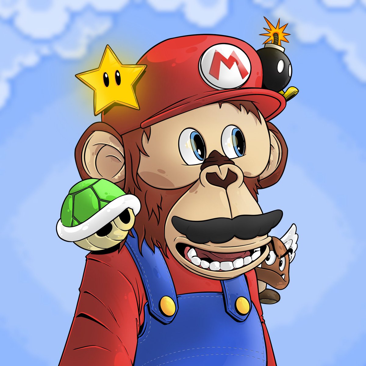 I just won this super <a href="/AbsurdArtApes/">Absurd Apes (1%)</a> 1/1 🙈🔥
in an absurd raffle. 😝

I also have a <a href="/GoofyGiraffes_/">Goofy Giraffes</a>'s Super Mario 1/1 so this just fits perfectly. 

Love it. 💜🌸
Thank you <a href="/SkeetsANC/">Skeets (1%)</a> and <a href="/RACMONEYSYMBOL/">👑 R.A.C | Monkey Daddy 👑</a> for the great art. 💯