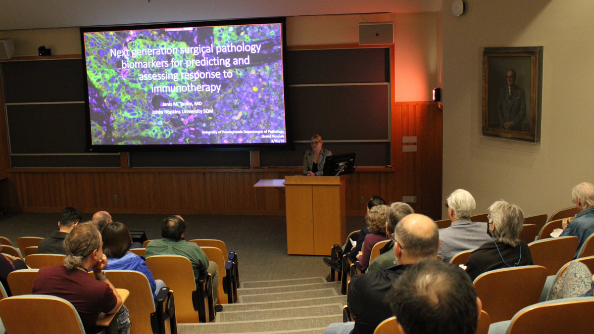Penn Path & Lab Medicine (@pennpathlabmed) on Twitter photo Thank you to Janis M. Taube, MD for a wonderful Grand Rounds today! Amazing to hear about your work on next generation #surgicalpathology biomarkers and collaboration with Astronomers at <a href="/JHUPath/">Johns Hopkins Pathology</a>! 🔬🌟 Thank you to Janis M. Taube, MD for a wonderful Grand Rounds today! Amazing to hear about your work on next generation #surgicalpathology biomarkers and collaboration with Astronomers at <a href="/JHUPath/">Johns Hopkins Pathology</a>! 🔬🌟