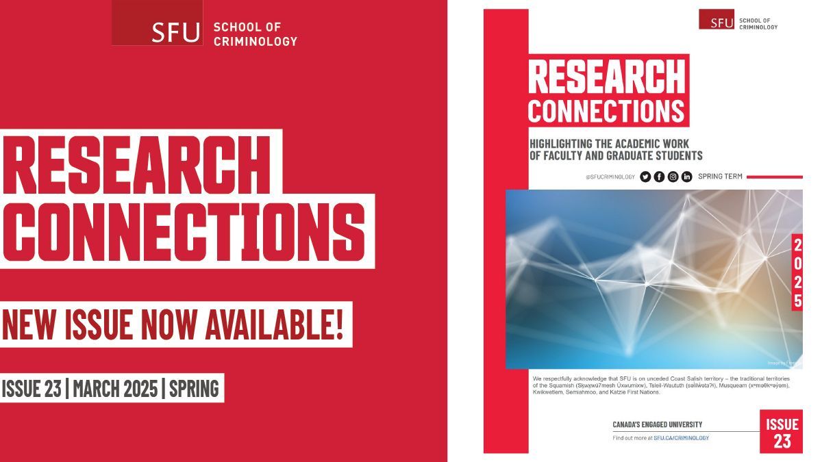 SFU Criminology (@sfucriminology) on Twitter photo Check out the Spring 2025 edition of Research Connections newsletter featuring work by <a href="/MBouchardCrim/">Martin Bouchard</a>, <a href="/MaaikeHelmus/">L. Maaike Helmus</a>, <a href="/rylan_simpson/">Rylan Simpson</a>, <a href="/ML_Ouellet/">Marie Ouellet</a>, <a href="/SaraDoering/">Sara Doering</a>, <a href="/BeccaWoodCrim/">Becca Wood</a>, and more.
Download your copy here: buff.ly/XmGAYHq
#SFUCriminology #SFUResearch Check out the Spring 2025 edition of Research Connections newsletter featuring work by <a href="/MBouchardCrim/">Martin Bouchard</a>, <a href="/MaaikeHelmus/">L. Maaike Helmus</a>, <a href="/rylan_simpson/">Rylan Simpson</a>, <a href="/ML_Ouellet/">Marie Ouellet</a>, <a href="/SaraDoering/">Sara Doering</a>, <a href="/BeccaWoodCrim/">Becca Wood</a>, and more.
Download your copy here: buff.ly/XmGAYHq
#SFUCriminology #SFUResearch