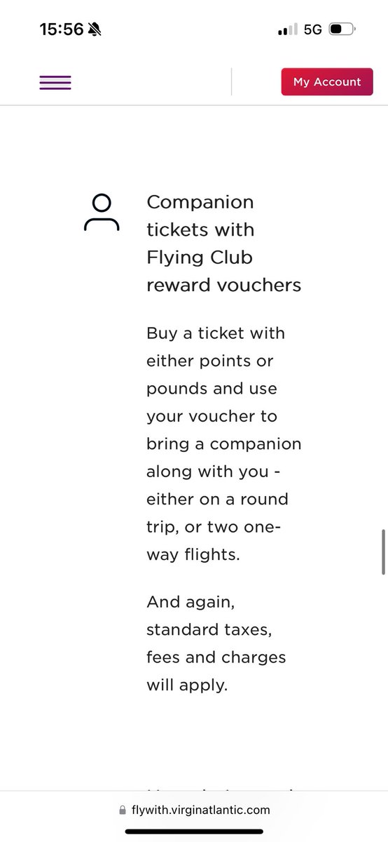 _Beckyhitchen's tweet photo. @VirginAtlantic misleading information!! companion voucher! I booked a one way flight for 3 using points &amp; was awaiting return flights to come avail to book using the voucher as suggests I can book a flight using points &amp; use for 2 one way flights but apparently that’s wrong??!! https://t.co/cAUt99xazr