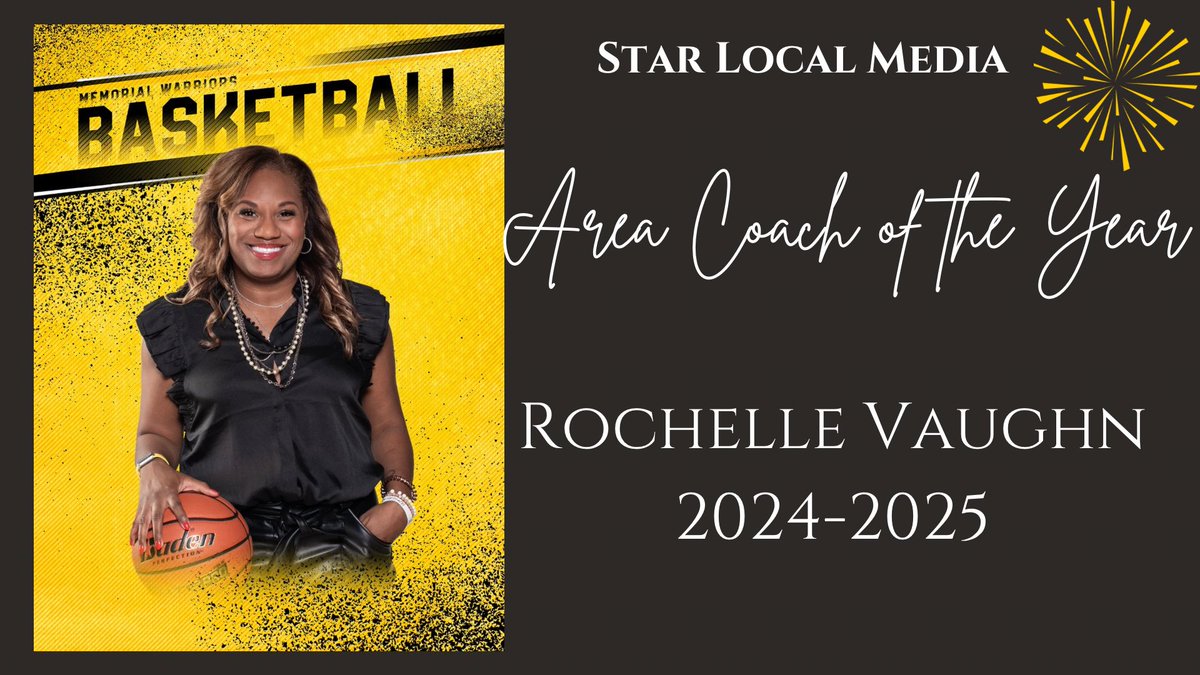 A special congratulations to our amazing Coach Rochelle Vaughn! She was chosen as the “Star Local Media” Area Coach of the Year! Coach Vaughn thank you for all of your time, dedication, and love to the game, each player, and this program. WE ARE SO PROUD OF YOU!!! 
🎉🫶🏽🏆🥇