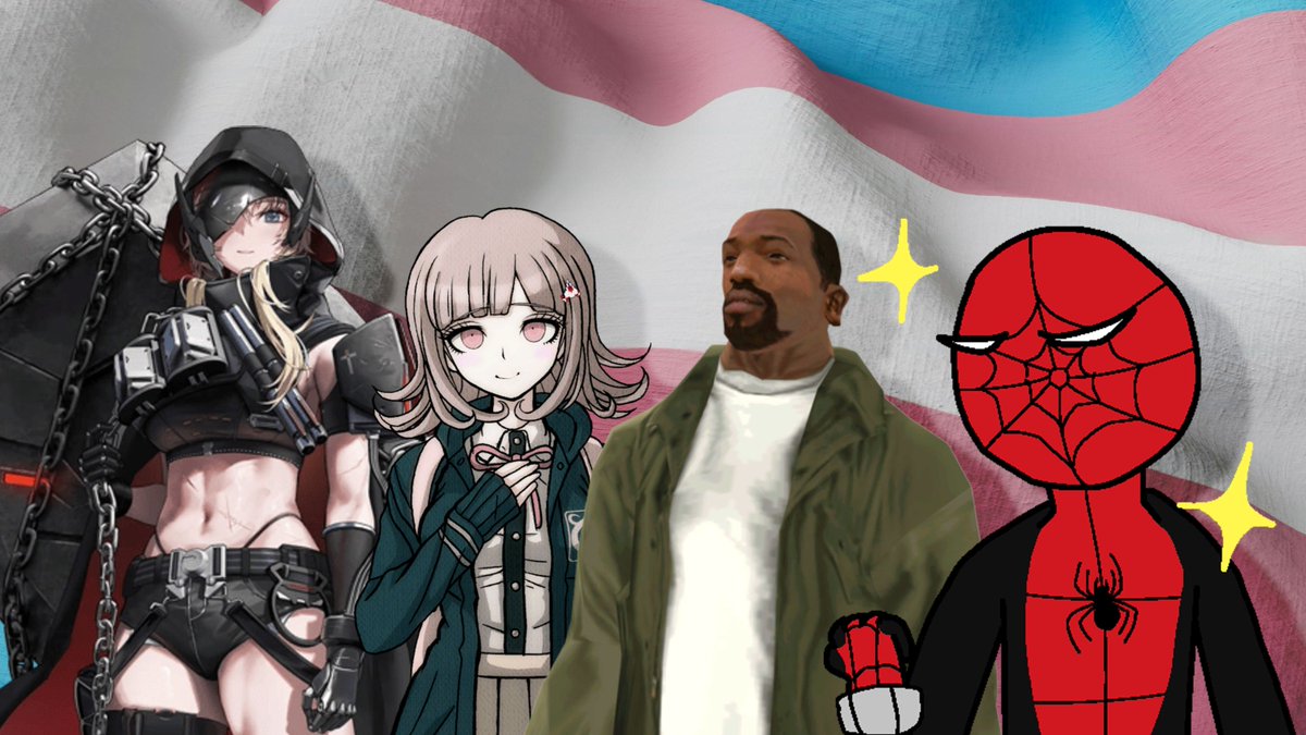 FragmentSpidey's tweet image. [ HAPPY TRANS VISIBILITY DAY FROM ZINGER! ]

All my parodies are a safe space for Transgender people, and will remain that way no matter what. Nobody knows you better than yourself!

If you are transphobic, please unfollow me and FUCK OFF from my accounts! Thank you!