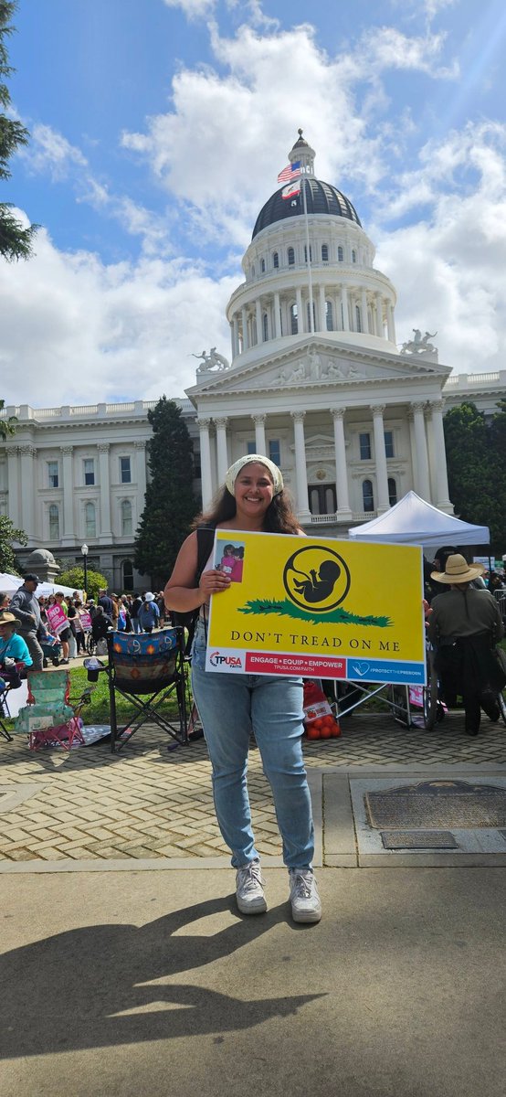 maddienicole434's tweet photo. Roe v. Wade is a thing of the past. Now begins the fight to preserve unborn rights! 
Afterall, Life is the first inalienable right! 

Thank you to everyone who attended the #CAMarchForLife 💗🌸 

#ProtectThePreborn #Adoption #ProLife #AbortionSurvivor https://t.co/SMKTrd6I38
