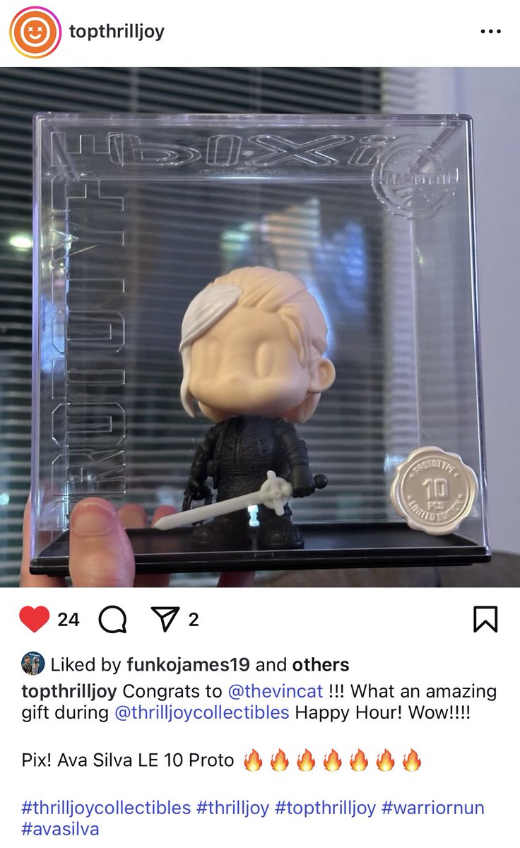 The OCS Newsletter - #WarriorNun (@ocsnewsletter) on Twitter photo #Thrilljoy <a href="/ThrilljoyCo/">ThrilljoyCollectibles</a> #WarriorNun Ava Silva PIX! prototype shared on IG by <a href="/TopThrillJoy/">TopThrillJoy</a> was given away at #WonderCon this weekend. Amazing to see the evolution of the fantastic product! #Thrilljoy <a href="/ThrilljoyCo/">ThrilljoyCollectibles</a> #WarriorNun Ava Silva PIX! prototype shared on IG by <a href="/TopThrillJoy/">TopThrillJoy</a> was given away at #WonderCon this weekend. Amazing to see the evolution of the fantastic product!