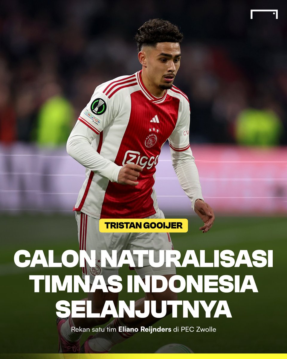 PSSI terus berburu pemain keturunan lainnya untuk memperkuat Timnas Indonesia 👀

Pemain pinjaman Ajax Amsterdam ini tak menutup kemungkinan beralih kewarganegaraan di masa depan 🔥

#GarudaDiRantau #TimnasIndonesia