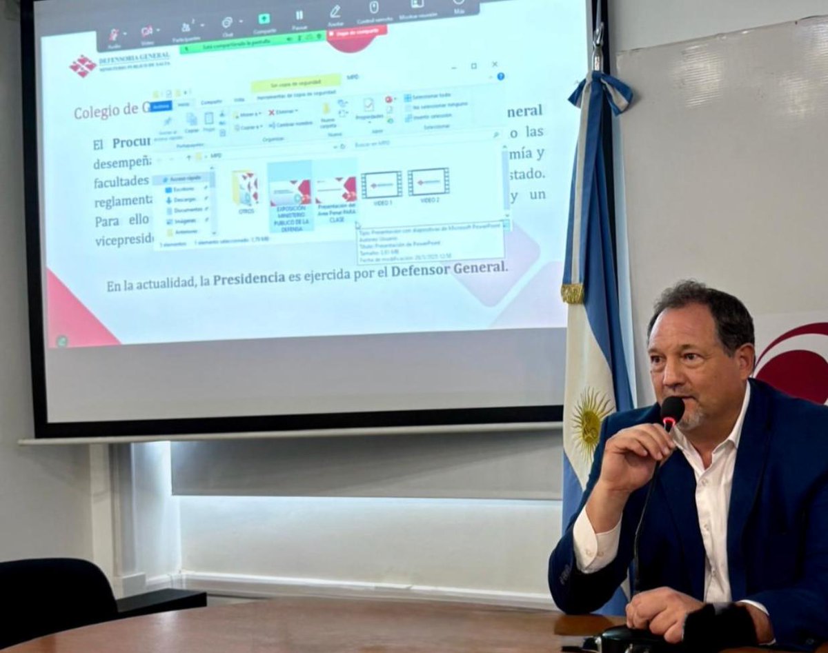 Profesionales de la Defensoría General disertaron en el curso de Formación Inicial del Poder Judicial, organizado por la Escuela del Ministerio Público

Leé más aquí: mpdsalta.gov.ar/noticias/profe…