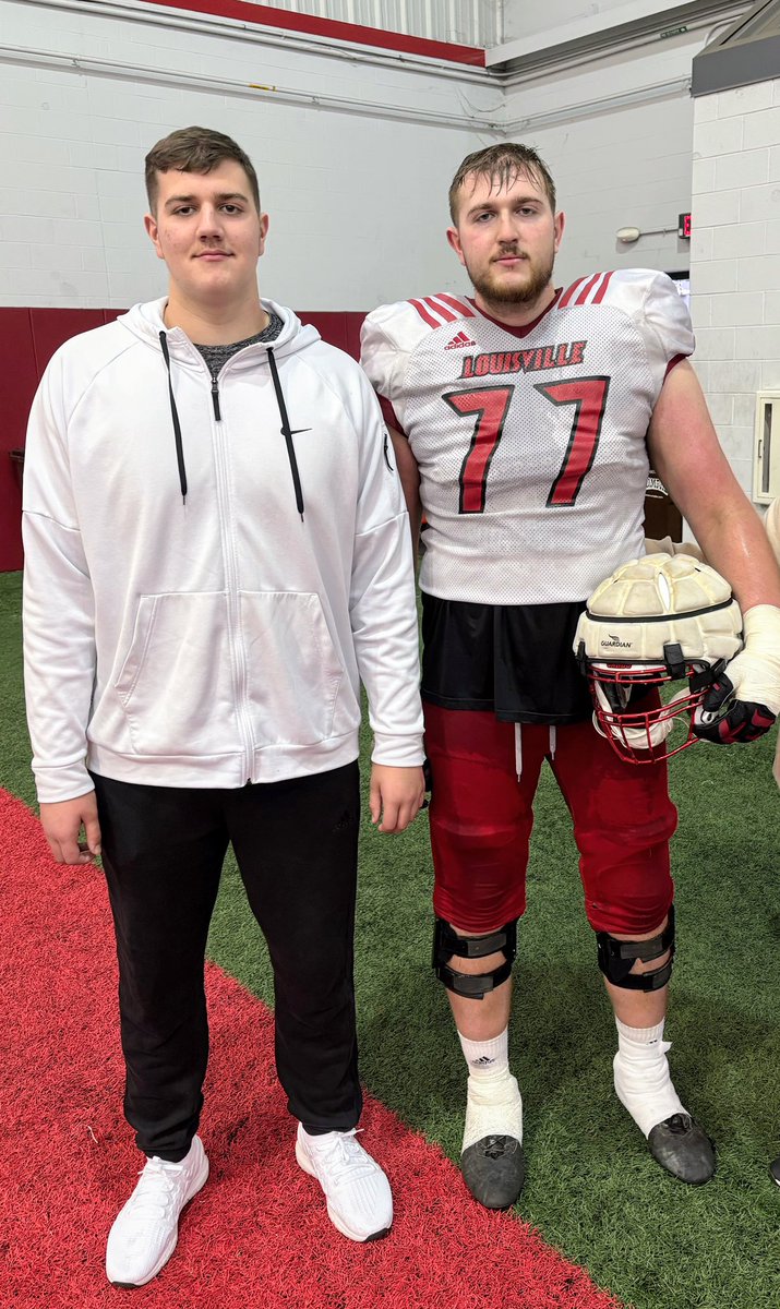 Mason Mcdermott (@masmcdermott) on Twitter photo I had a great time watching my brother <a href="/RMcdermott90/">Ransom McDermott</a> during <a href="/LouisvilleFB/">Louisville Football</a> spring practice! 🔴⚪️ #GoCards #olinebros I had a great time watching my brother <a href="/RMcdermott90/">Ransom McDermott</a> during <a href="/LouisvilleFB/">Louisville Football</a> spring practice! 🔴⚪️ #GoCards #olinebros