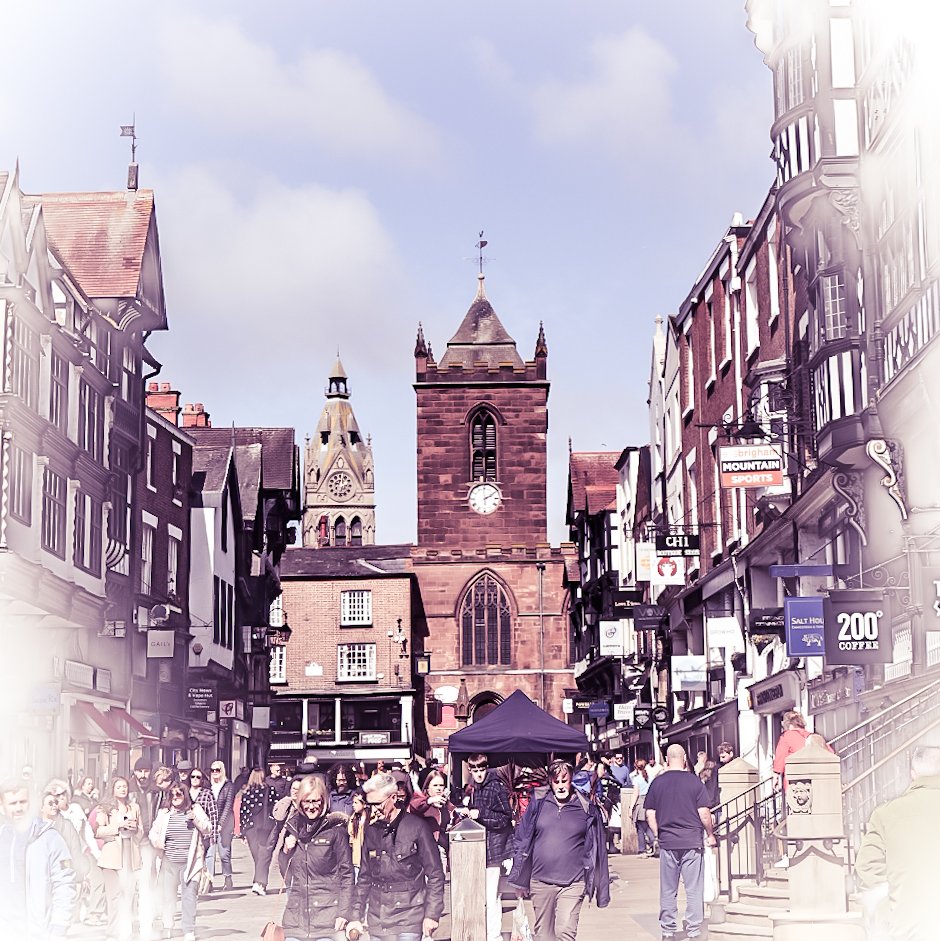 The streets of Chester, UK

#Chester