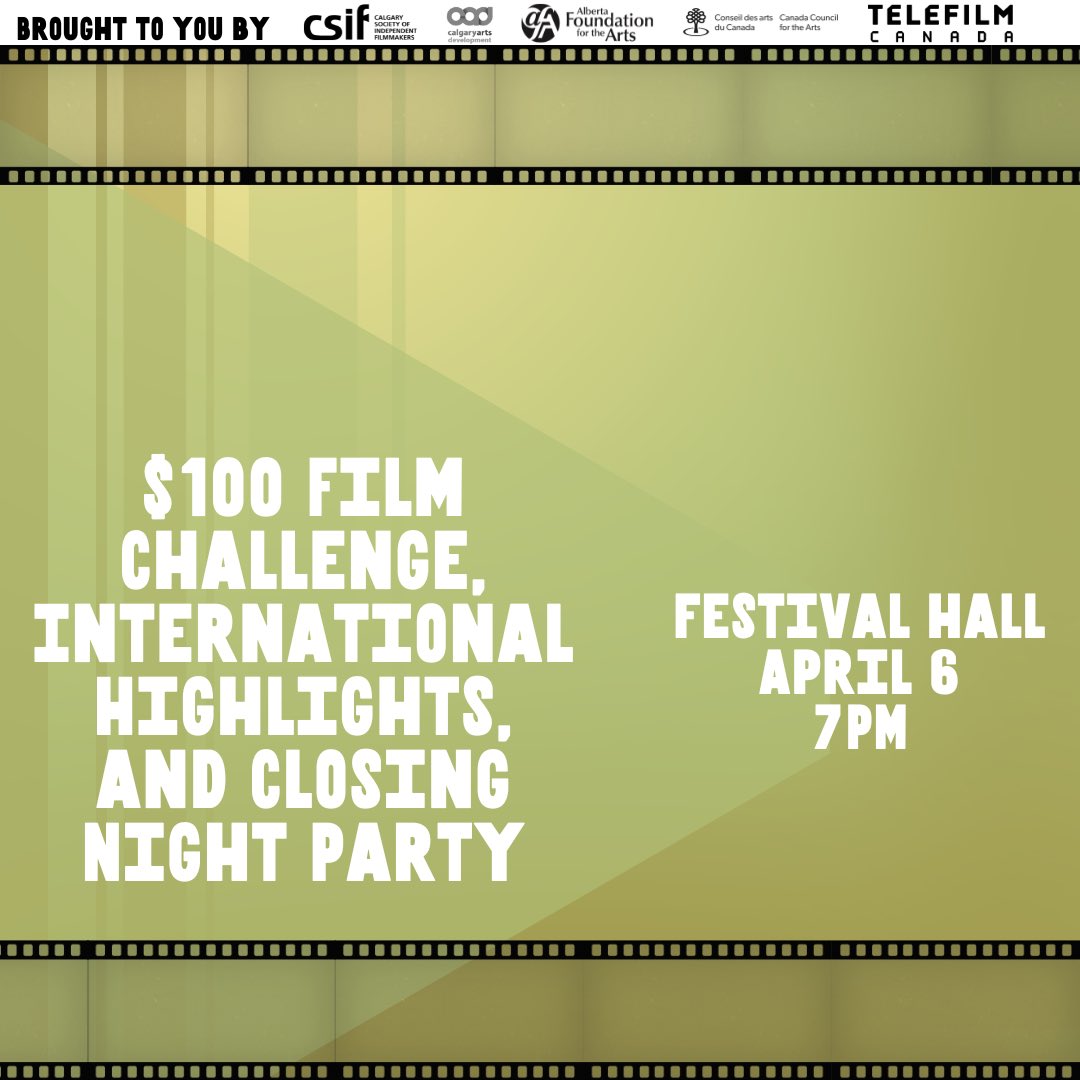 On the last night of the 30th Artifact Film Festival, April 6, come and enjoy some international short films and the local productions made for the $100 Film Challenge! It’s happened at Festival Hall. 

Get your tickets now: tr.ee/0QxduWitJr