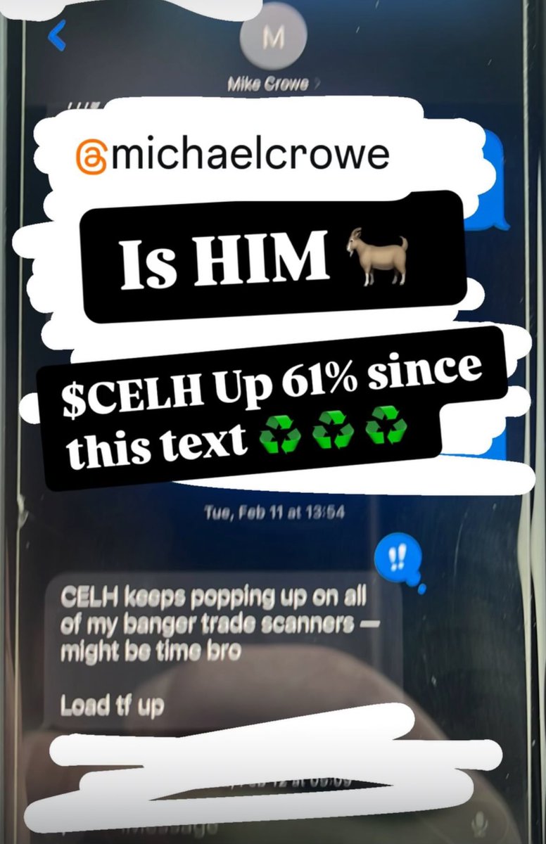 WealthSquad Hagan2424 (@hagan2424) on Twitter photo <a href="/Michael_Crowe/">Wealth Squad Michael ♻️</a> sees what he sees and he passes the bread ♻️ tap in anytime with us <a href="/WealthSquad/">The Wealth Squad</a> $CELH <a href="/Michael_Crowe/">Wealth Squad Michael ♻️</a> sees what he sees and he passes the bread ♻️ tap in anytime with us <a href="/WealthSquad/">The Wealth Squad</a> $CELH