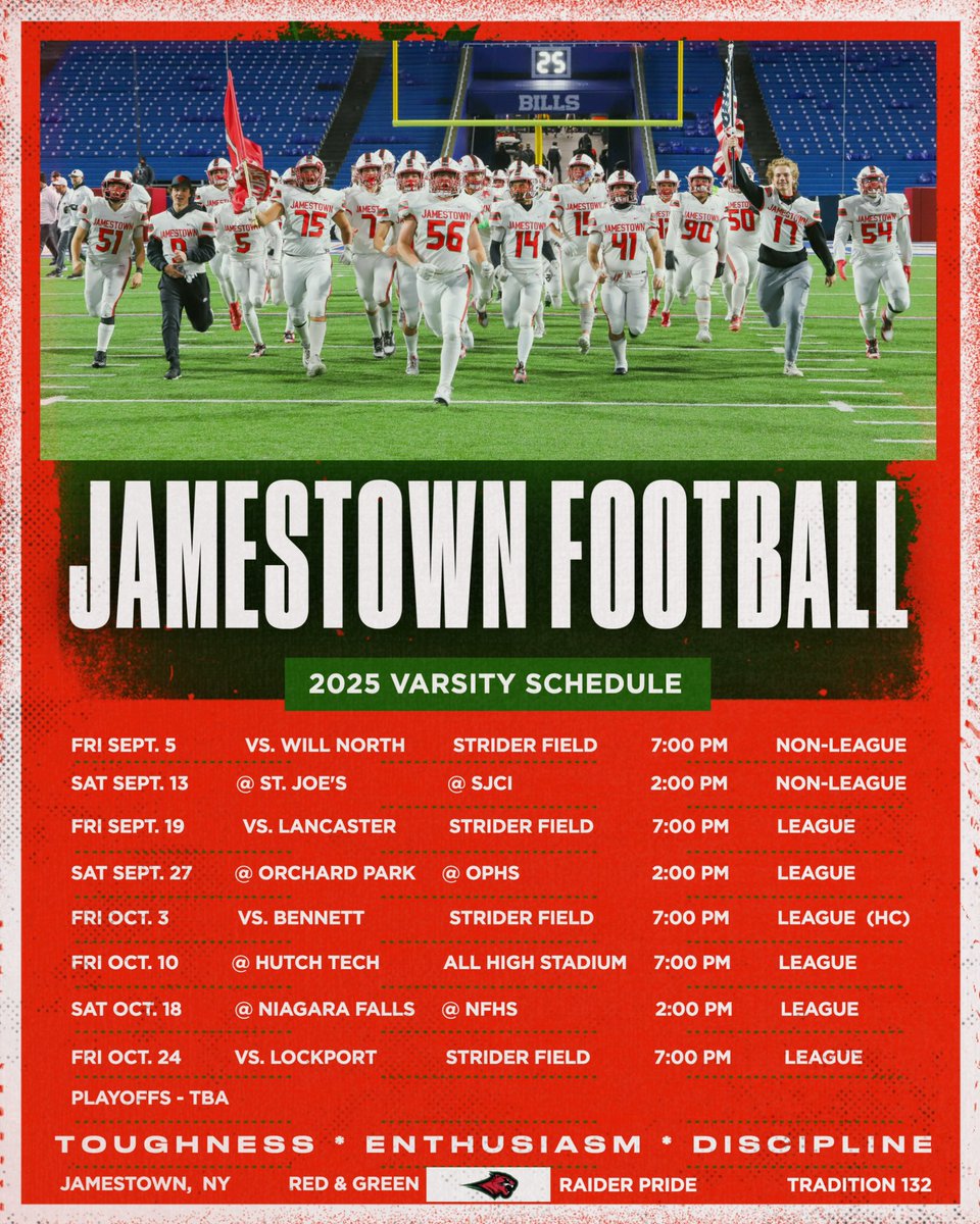 2025 Season Schedule! 
Looking forward to competing!