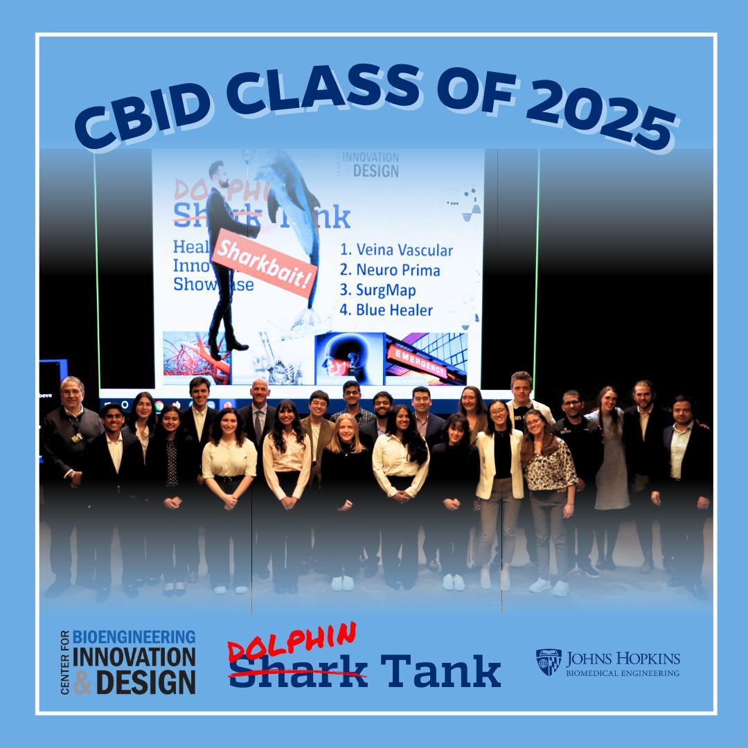CBID Dolphin Tank 2025: Teams secured funding for their innovative solutions in peripheral arterial disease, neurosurgery, head and neck cancer, and emergency medicine!

Teams that pitched:
🩸 Veina Vascular
🧠 Neuro Prima
🦷 SurgMap
🦿 Blue Healer

#CBID #MedTech
