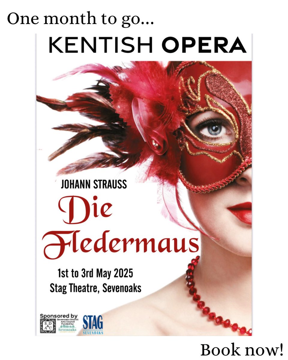 🦇We’re excited to bring this charming, romantic and hilarious operetta to the The Stag Sevenoaks stage and hope to see you there! 🥂

We have a brilliant cast lined up for your enjoyment, with many familiar faces and few new ones… 
kentishopera.co.uk/Next/Next.htm
