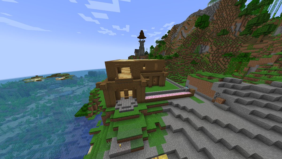 RaysOleg08's tweet photo. Ainda falta o Telhado pra deixar volumoso, mas ta ficando assim a minha futura base :]

Mais uma vez, mt obg por tornarem esse projeto possível, é sério, eu to amando cada dia nesse servidor 
#MultiSMP https://t.co/iU1qMnEklg