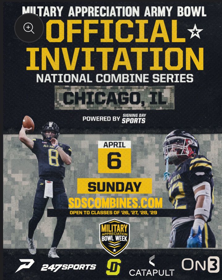 Thank you for the invite coach <a href="/JJKilgore_SDS/">JJ Kilgore</a>