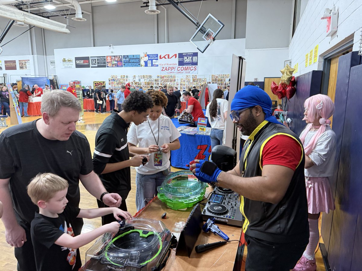 A Video Game Con NJ (@avideogamecon) on Twitter photo Our gaming corner at <a href="/ZappConNJ/">Zapp! Con</a> 6 brought together all sorts of players, even from a galaxy far from away. Thanks to <a href="/501st_NER/">The 501st Northeast Remnant Garrison</a> for stopping by and <a href="/Tacodactyl/">Tacodactyl</a> for spinning beyblades & cool beats with us #zappconnj #zappcon6 #zappconnj6 #zappcomics #avgc #tacodactyl #501stner #nj Our gaming corner at <a href="/ZappConNJ/">Zapp! Con</a> 6 brought together all sorts of players, even from a galaxy far from away. Thanks to <a href="/501st_NER/">The 501st Northeast Remnant Garrison</a> for stopping by and <a href="/Tacodactyl/">Tacodactyl</a> for spinning beyblades & cool beats with us #zappconnj #zappcon6 #zappconnj6 #zappcomics #avgc #tacodactyl #501stner #nj