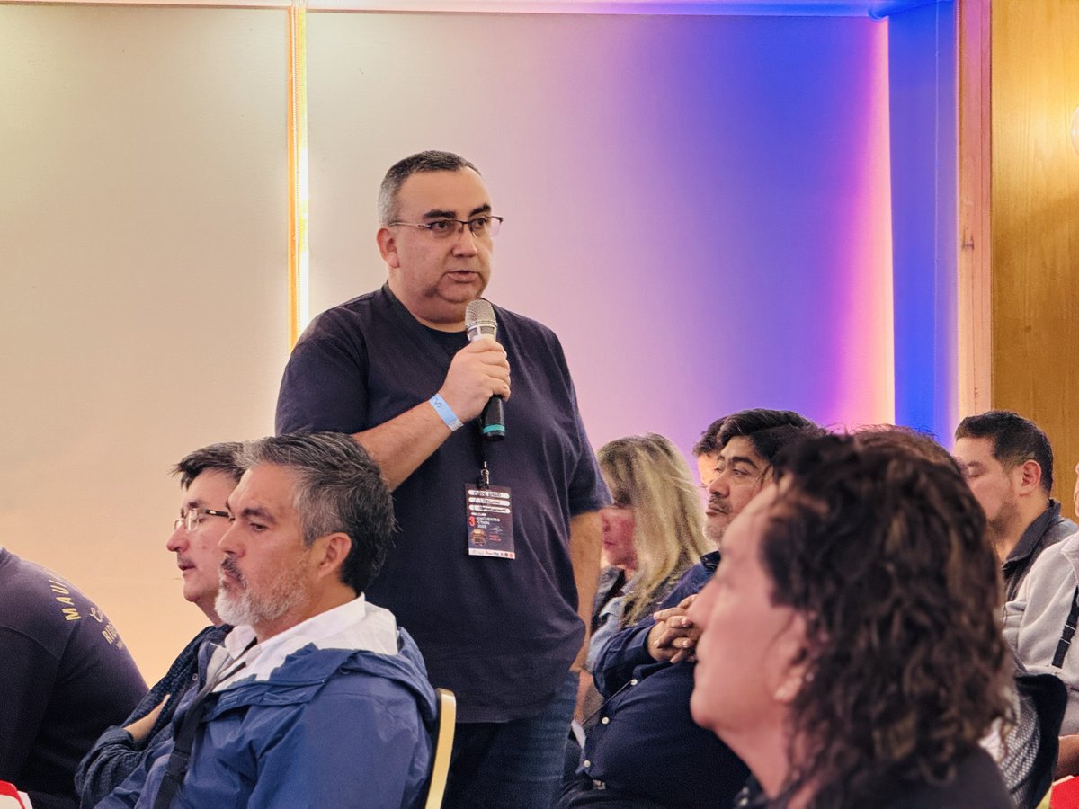 Sin2Collahuasi's tweet photo. CTMIN avanza en políticas laborales en Tercer Encuentro Nacional con presencia de Fesumin. 

La nota completa en -->  https://t.co/tDCsYirzp5 https://t.co/dffZ1KxPMU