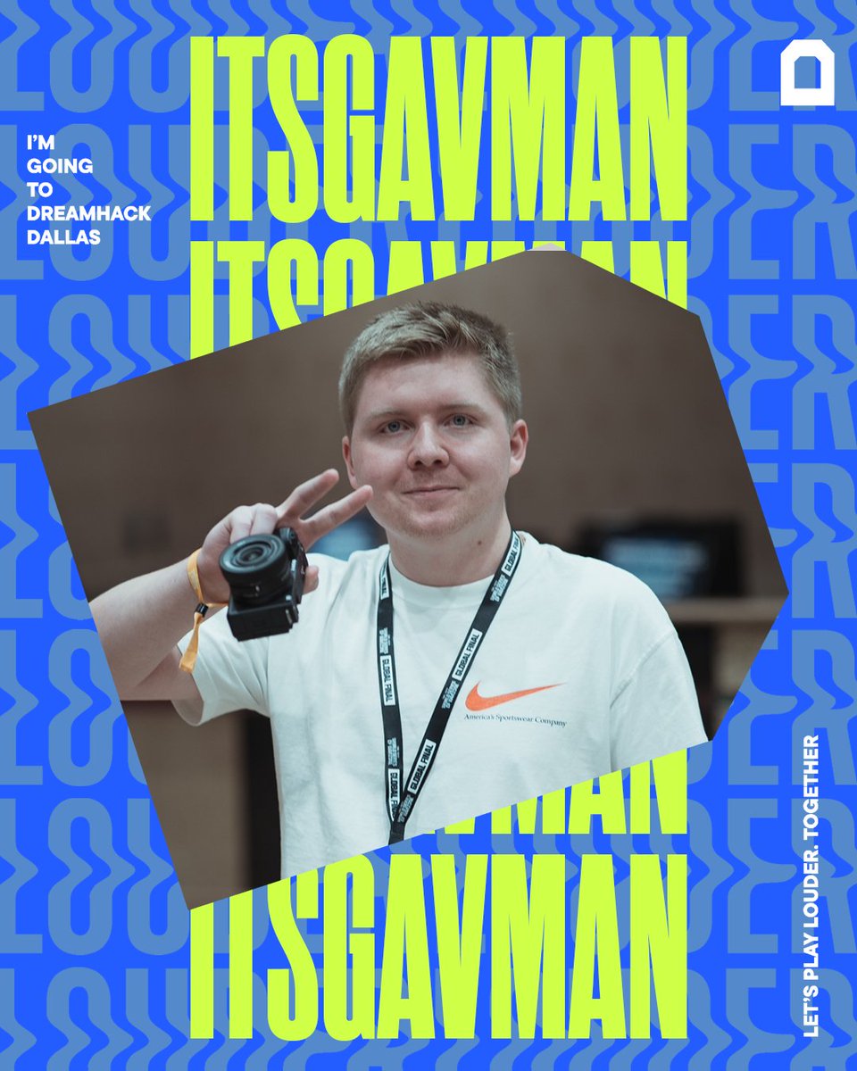 Next Up: 📍DreamHack Dallas 

Who am I seeing there? 👀