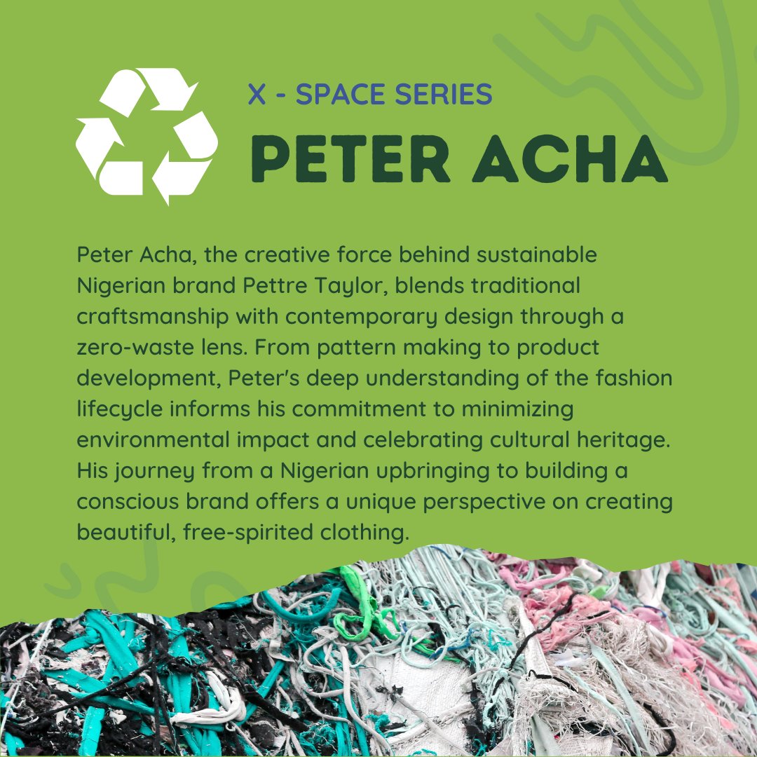 #ZeroWasteDayJoin us for a #Convo
<a href="/TemitopeOkunnu/">#TheEnvironmentQueen</a>

<a href="/UN_Nigeria/">United Nations Nigeria</a>
<a href="/aladimma_/">Wear AZACH</a>
<a href="/MateenLander/">Mateen Lander</a>
<a href="/AchaPeter10/">Acha Peter</a>