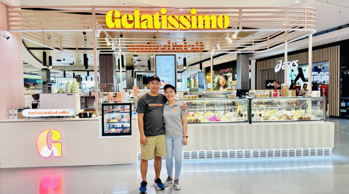 FAustraliab's tweet photo. #Gelatissimo has opened 2 more stores reaching 50 stores in Australia

One in Homebush serves freshly brewed coffee &amp; cookies in as well as gelato

They operate 22 overseas &amp; has opened 5 stores with it's US #MasterFranchisee

#FranchiseNewsAustralia 

https://t.co/maP8zIb7u8 https://t.co/Cde9GSUC1y