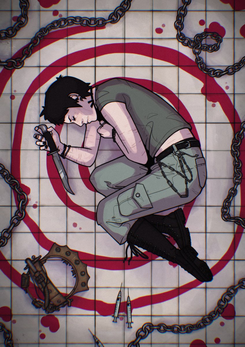 it's mandy monday so I think it's the perfect day to finally show my piece for the <a href="/sawzinegameover/">GAME OVER (LEFTOVERS🧩)</a> ✨